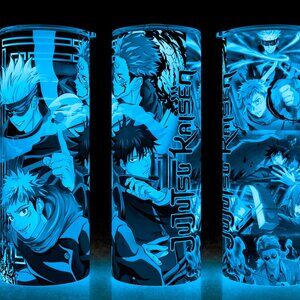 Glow in the Dark Jujutsu Kaisen Anime JJK Character Collection Cup Mug Tumbler